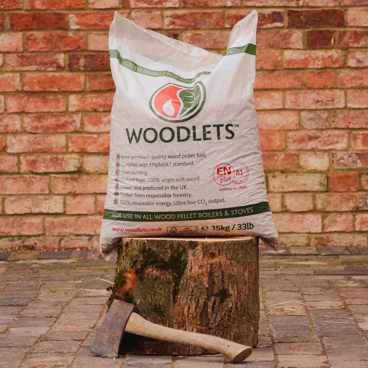 Woodlets Pellets (30 x 15kg)