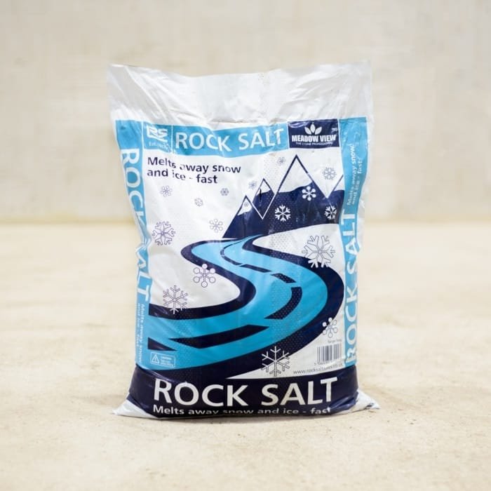 Rock Salt - Melts away snow and ice fast