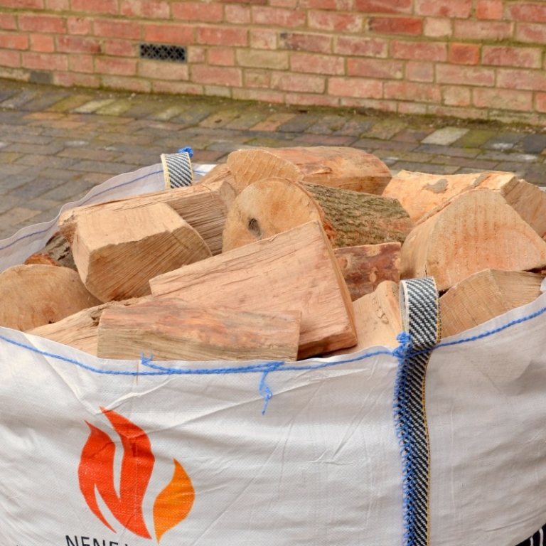 Kiln Dried Hardwood Chunky Logs Bulk Bag Nene Valley Firewood