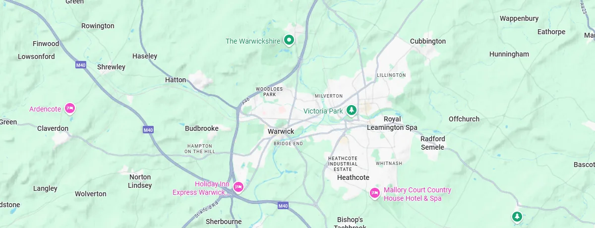 Royal Leamington Spa Map