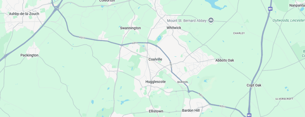 Coalville Map