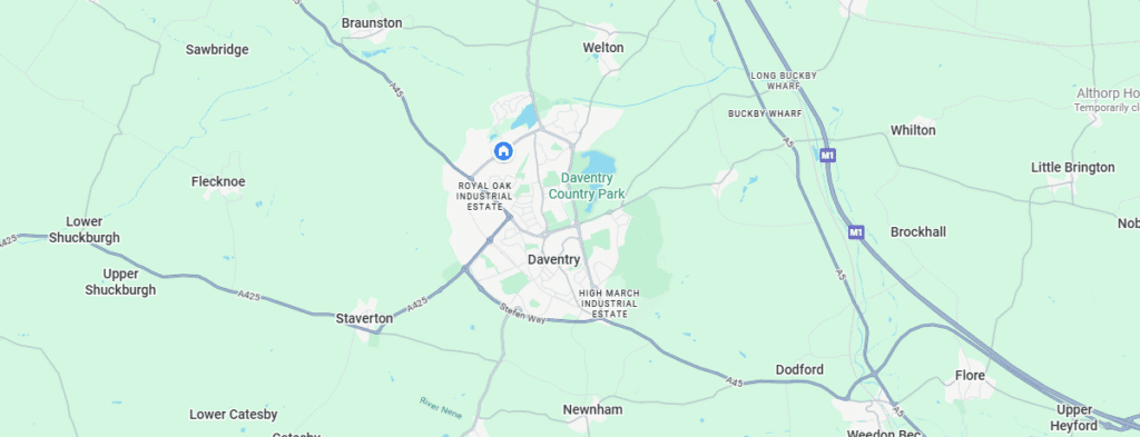 Daventry Map