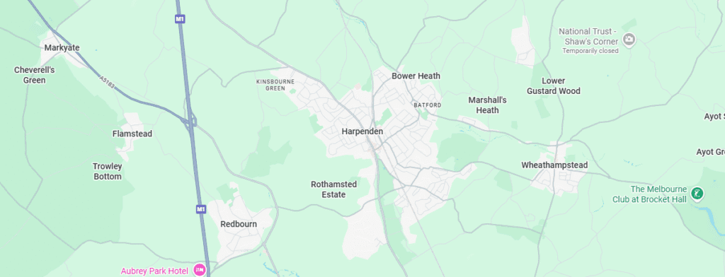 Harpenden Map