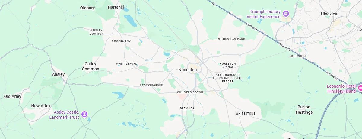 Nuneaton Map