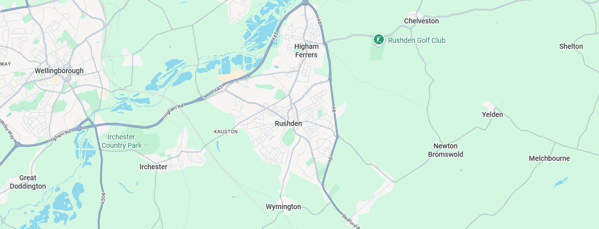 Rushden Map