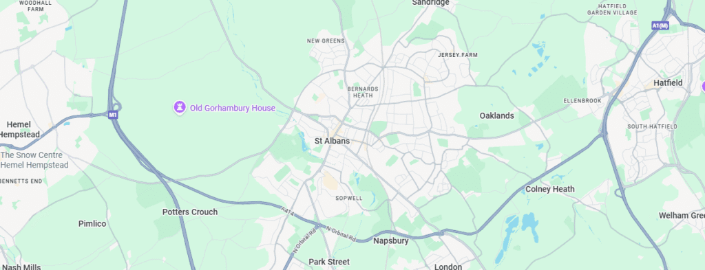 St Albans Map
