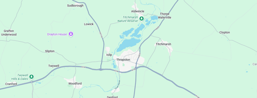 Thrapston Map