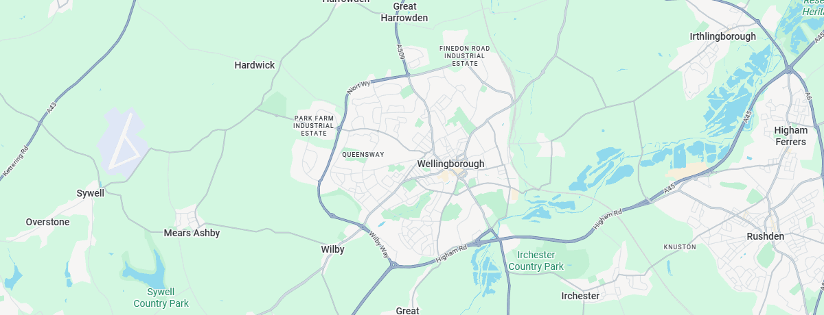 Wellingborough Map